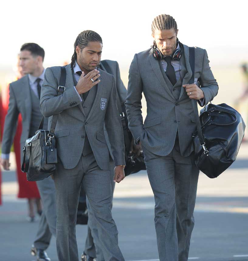Glen Johnson and David James